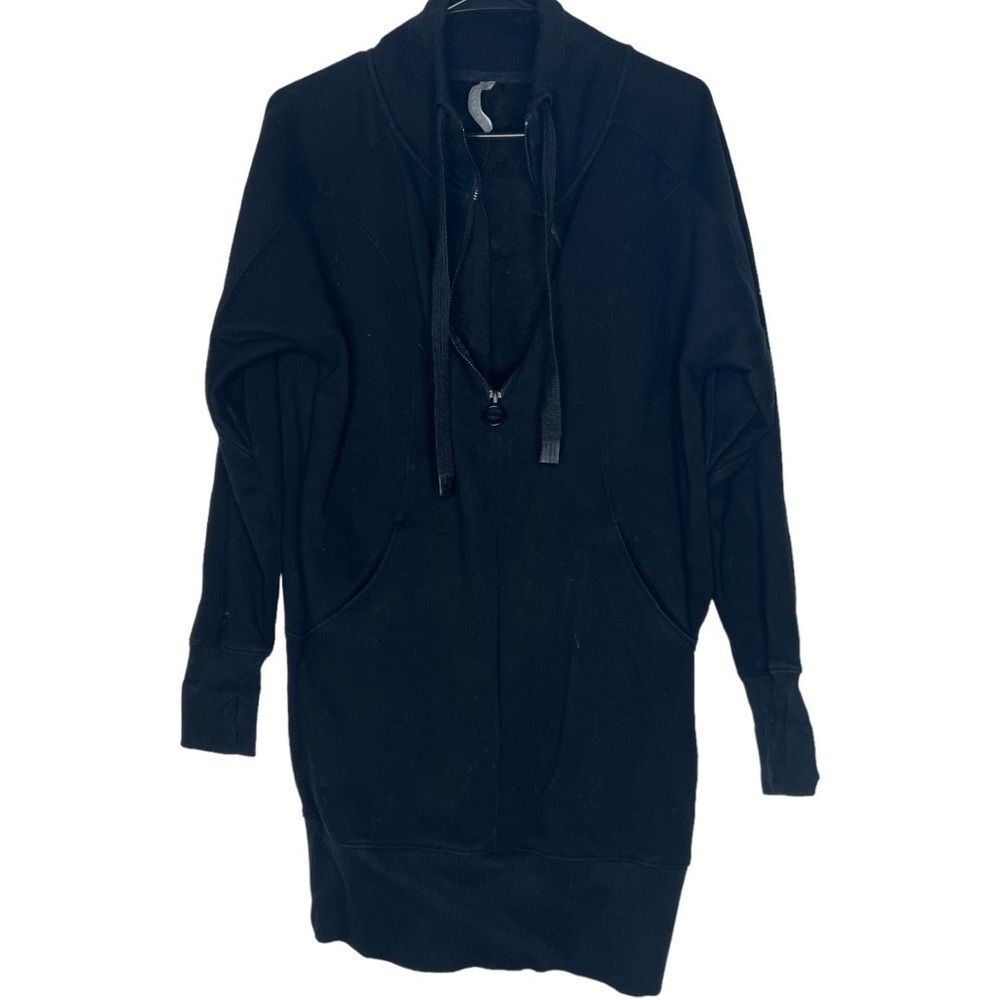 Athleta Black Long Sleeve Dress